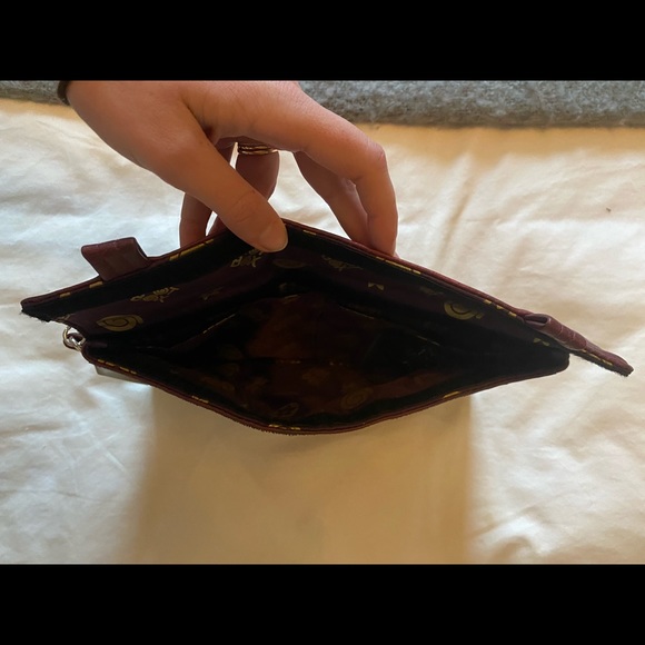 NWT - Burgundy Vegan Leather Smell-proof Clutch  - - stash bag - make-up… - Picture 3 of 9